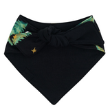 Back of the tied up Dog Bandana in Twinkle Tree