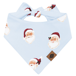 Product photo of the tied up Dog Bandana in Vintage Santa