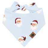 Product photo of the tied up Dog Bandana in Vintage Santa