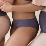 Woman modeling Women's Cheekini in Currant