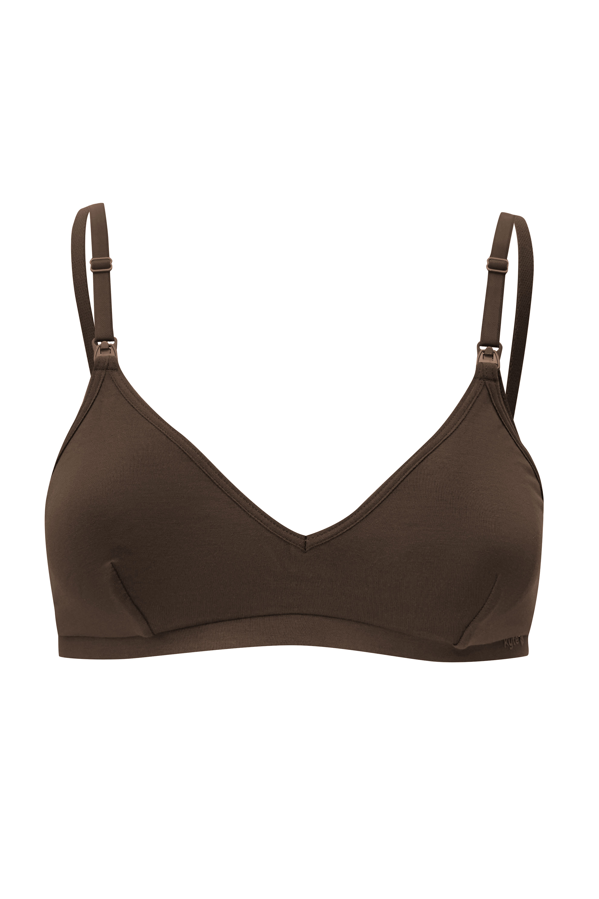 Front view of Women's Nursing Bra in Toffee
