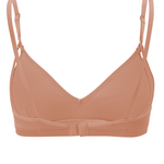 Back view of Women's Nursing Bra in Latte