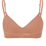 Back view of Women's Nursing Bra in Latte