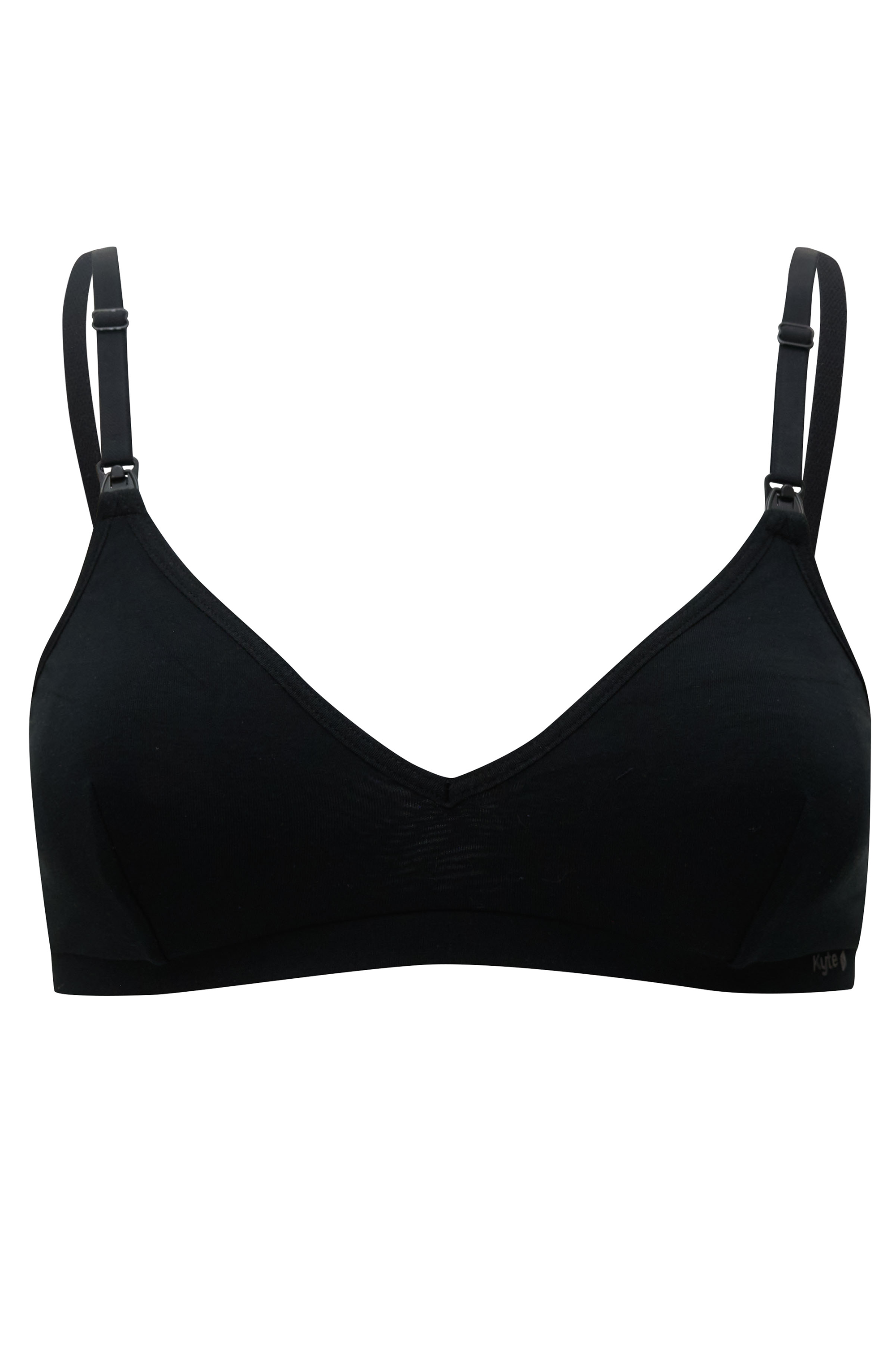 Front view of Women's Nursing Bra in Midnight