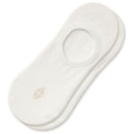 Women's No Show Socks in Cloud laying flat on a white surface.