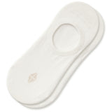 Women's No Show Socks in Cloud laying flat on a white surface.