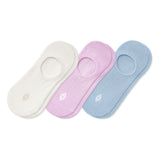 Women's No Show Socks 3-Pack in Calm on a white background