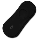 Women's No Show Socks  in Midnight laying flat on a white background.