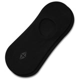 Women's No Show Socks  in Midnight laying flat on a white background.