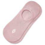 Women's No Show Socks 3-Pack in  Blush laying flat on a white background.