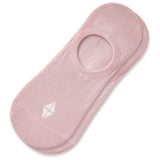 Women's No Show Socks 3-Pack in  Blush laying flat on a white background.