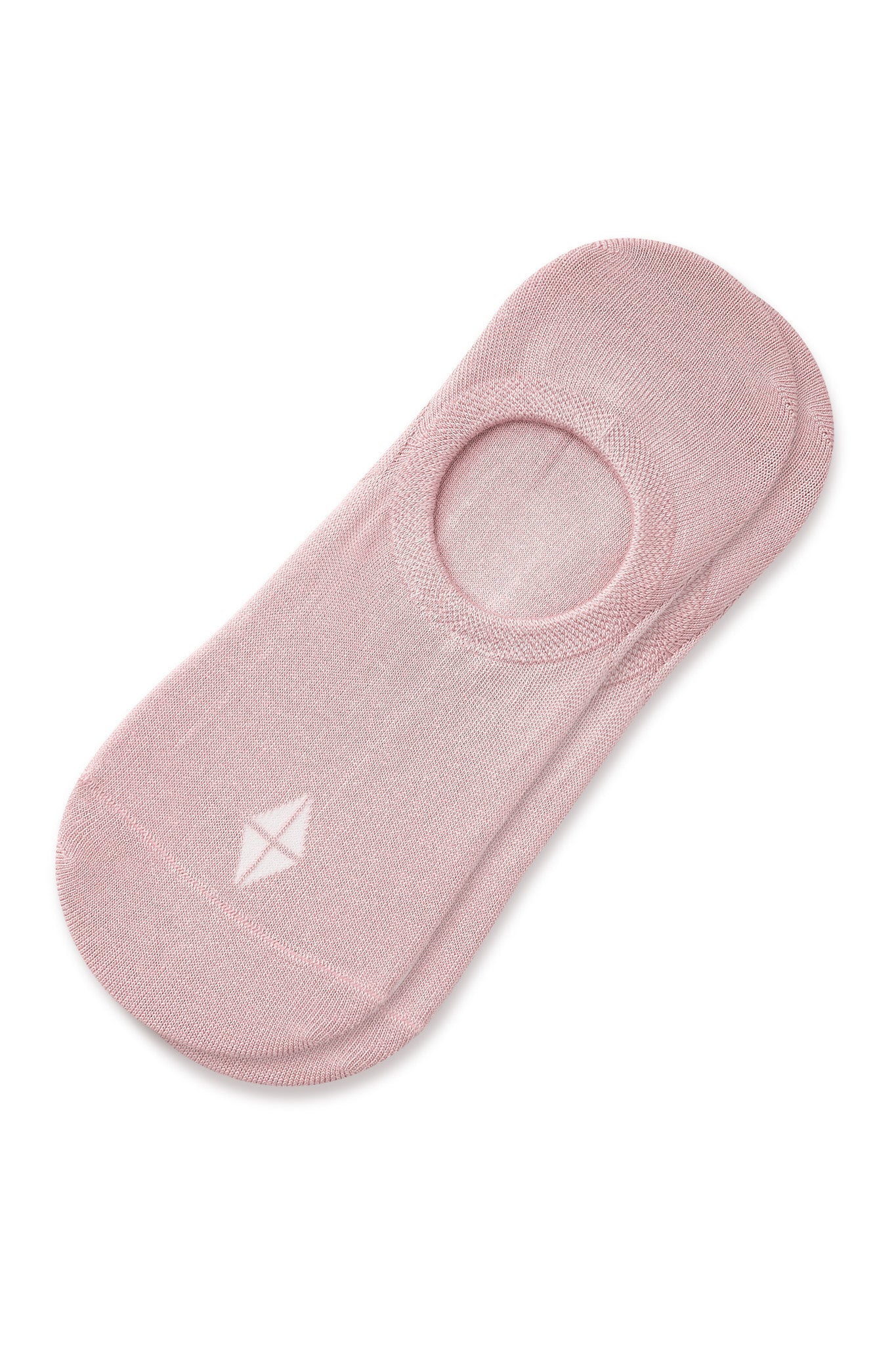 Women's No Show Socks 3-Pack in  Blush laying flat on a white background.
