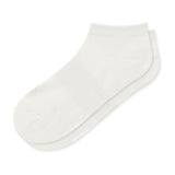 Women's Ankle Socks  in Cloud laying flat on a white background.
