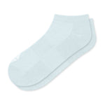 Women's Ankle Socks in Ice  laying flat on a white background.