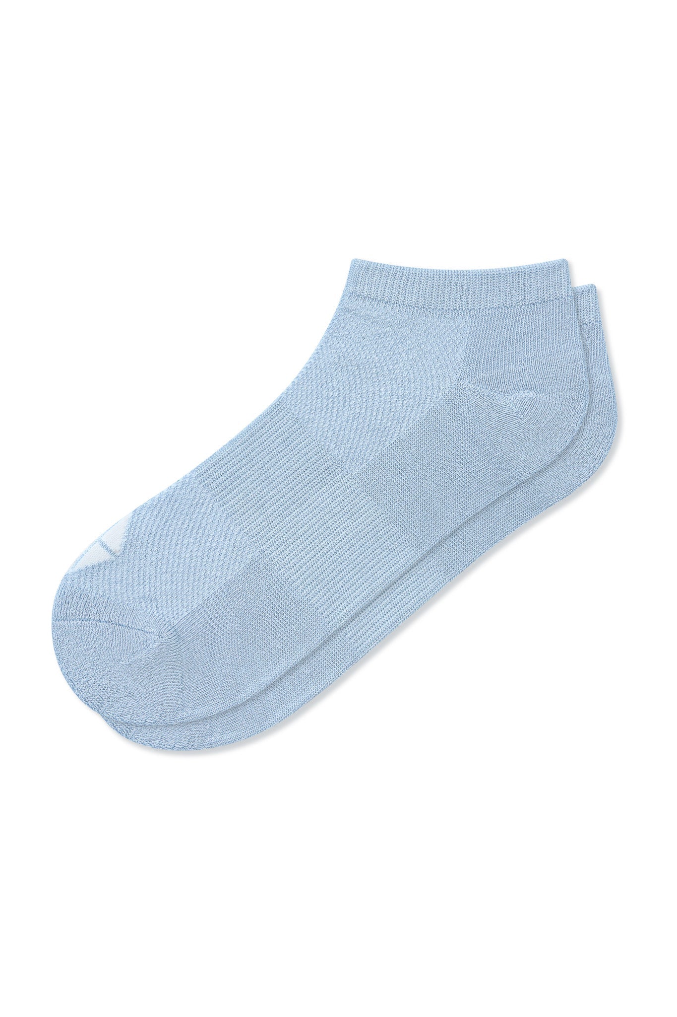 Women's Ankle Socks  laying flat on a white background.