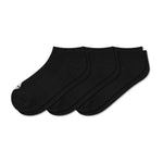 Women's Ankle Socks 3-Pack in Midnight laying flat on a white background.