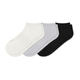 Women's Ankle Socks 3-Pack in Modern laying flat on a white background.