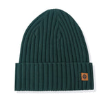 Chunky Knit Adult Ribbed Beanie in Cypress