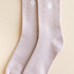 Flat lay of Crew Socks in Blush