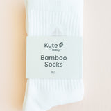 Crew Socks in Cloud in packaging