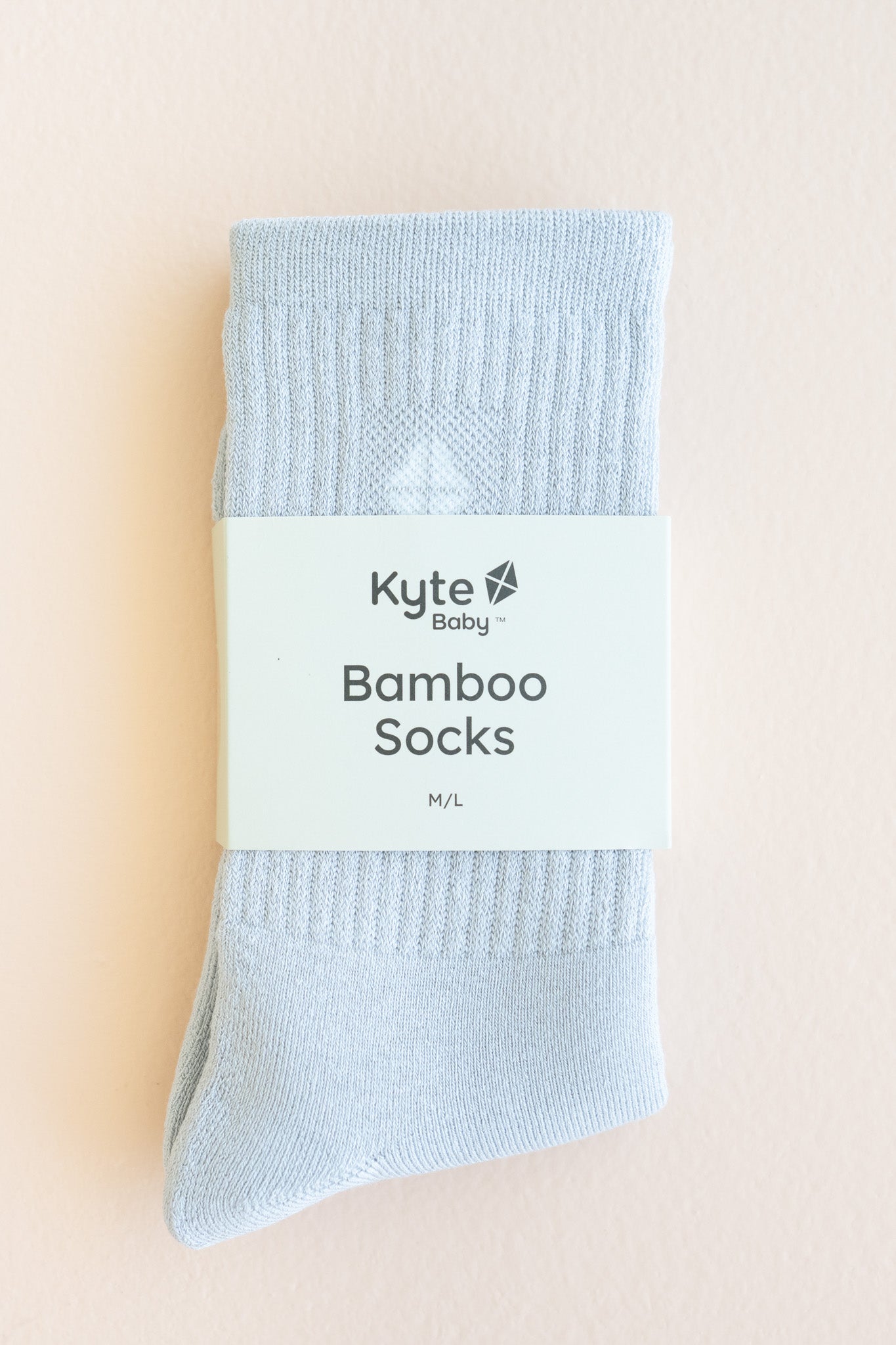 Kyte Crew Socks in Storm in packaging
