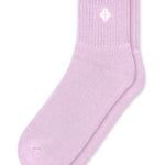 Adult Crew Socks in Thistle on a white background