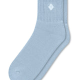 Adult Crew Socks in Breeze on a white background