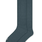 Adult Scrunch Socks in Atlantic laying flat on a white background.