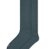 Adult Scrunch Socks in Atlantic laying flat on a white background.