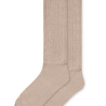 Adult Scrunch Socks in Bisque on a white background