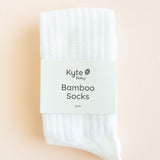 Kyte Scrunch Socks in Cloud in packaging
