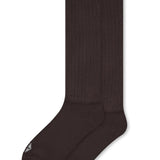 Adult Scrunch Socks in Espresso on a white background