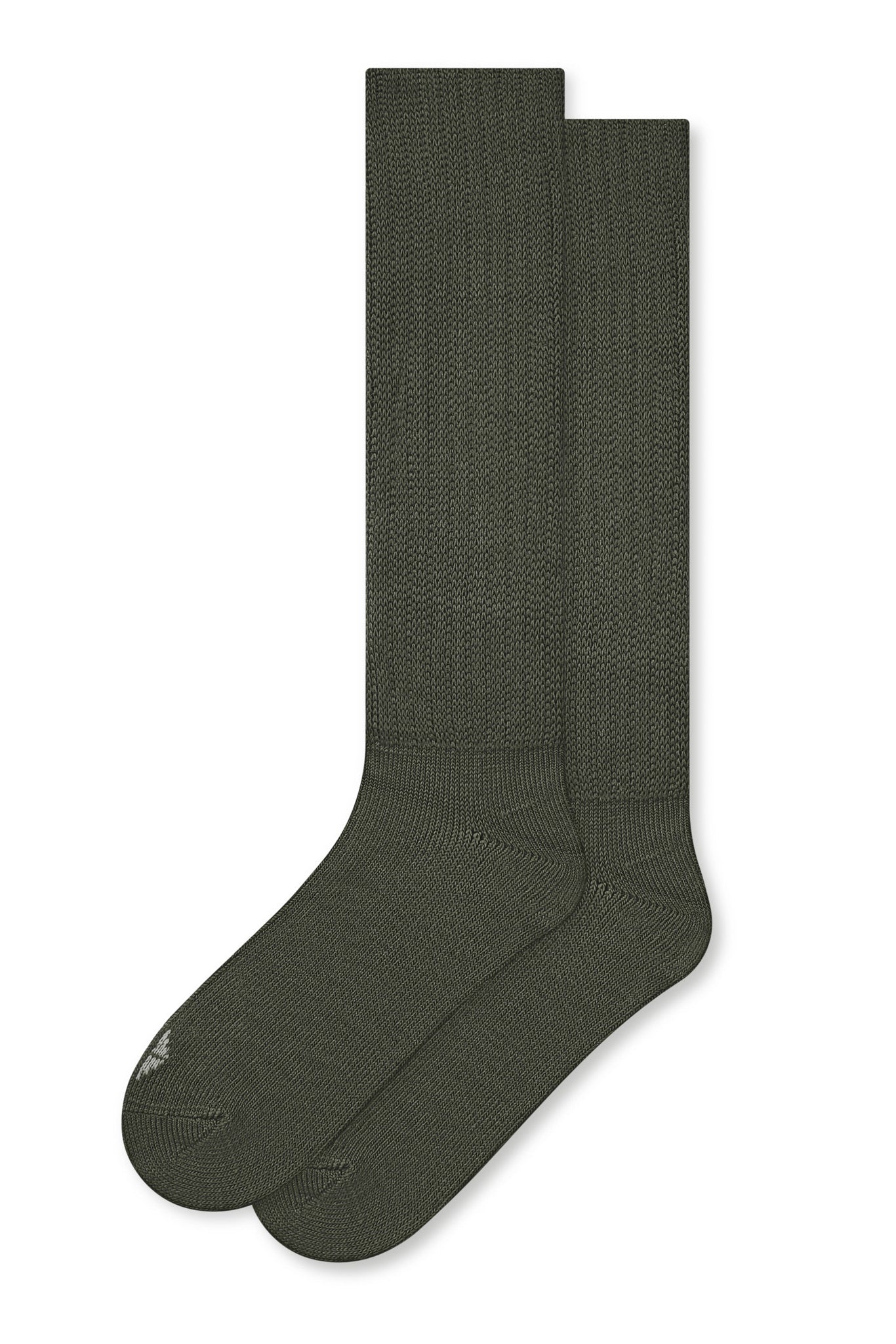 Adult Scrunch Socks in Fir on a white background