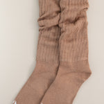 Flat lay of Kyte Scrunch sock n Latte 