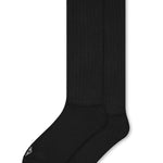 Adult Scrunch Socks in Midnight laying flat on a white background.