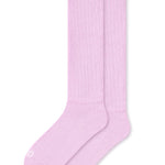 Adult Scrunch Socks in Thistle on a white background