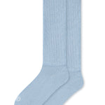 Adult Scrunch Socks in Breeze on a white background