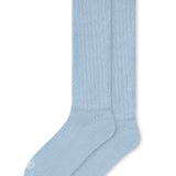 Adult Scrunch Socks in Breeze on a white background