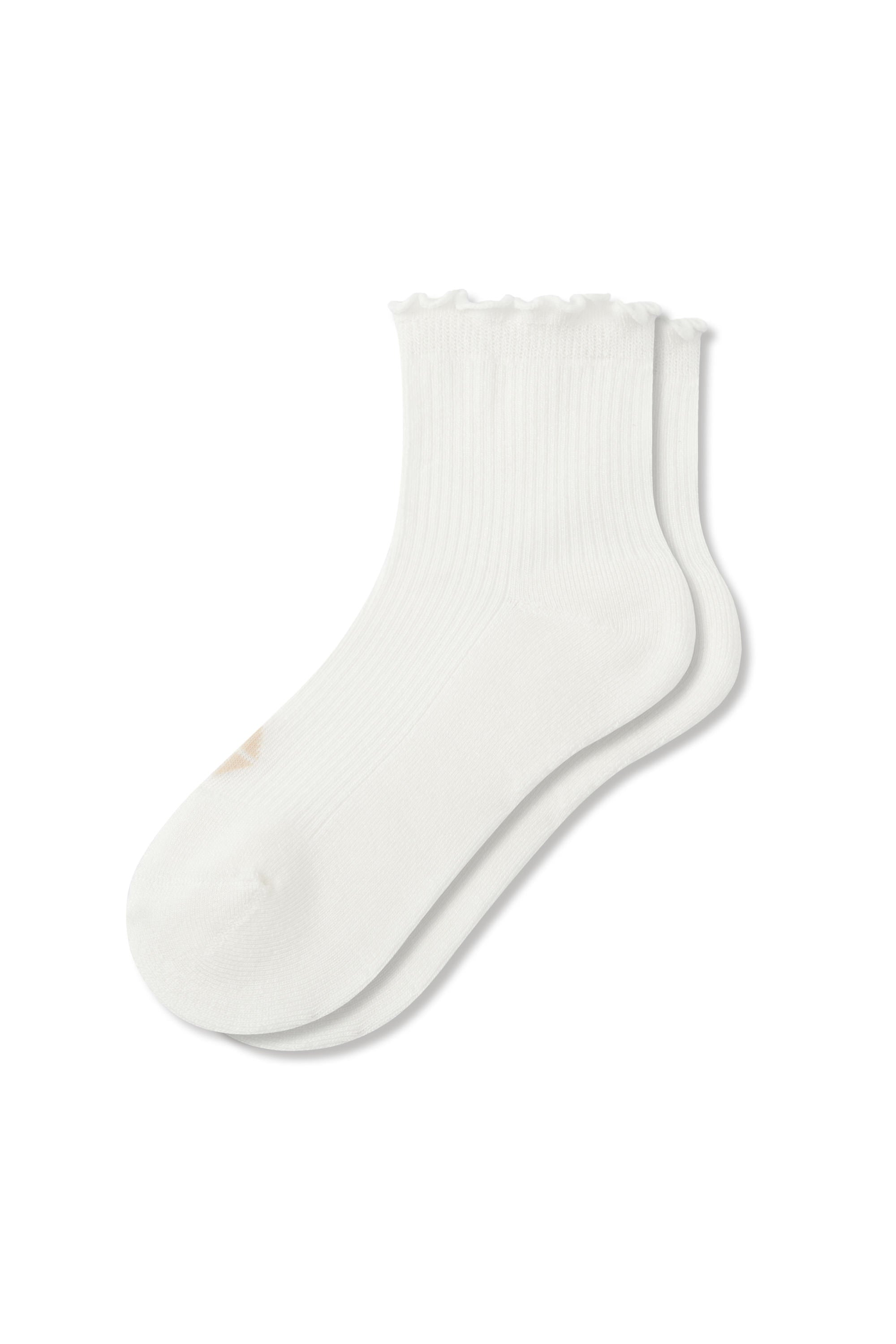 Women's Ruffle Socks in Cloud