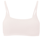 Front view of Women's Scoop Neck Bralette in Blonde