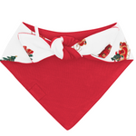 Back tied up Dog Bandana in Santa Sleigh