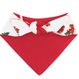 Back tied up Dog Bandana in Santa Sleigh