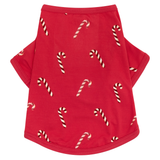 Dog Tee in Candy Cane