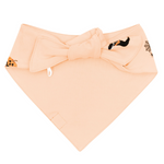 Back of a each-colored dog bandana showing adjustable tie