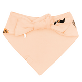 Back of a each-colored dog bandana showing adjustable tie