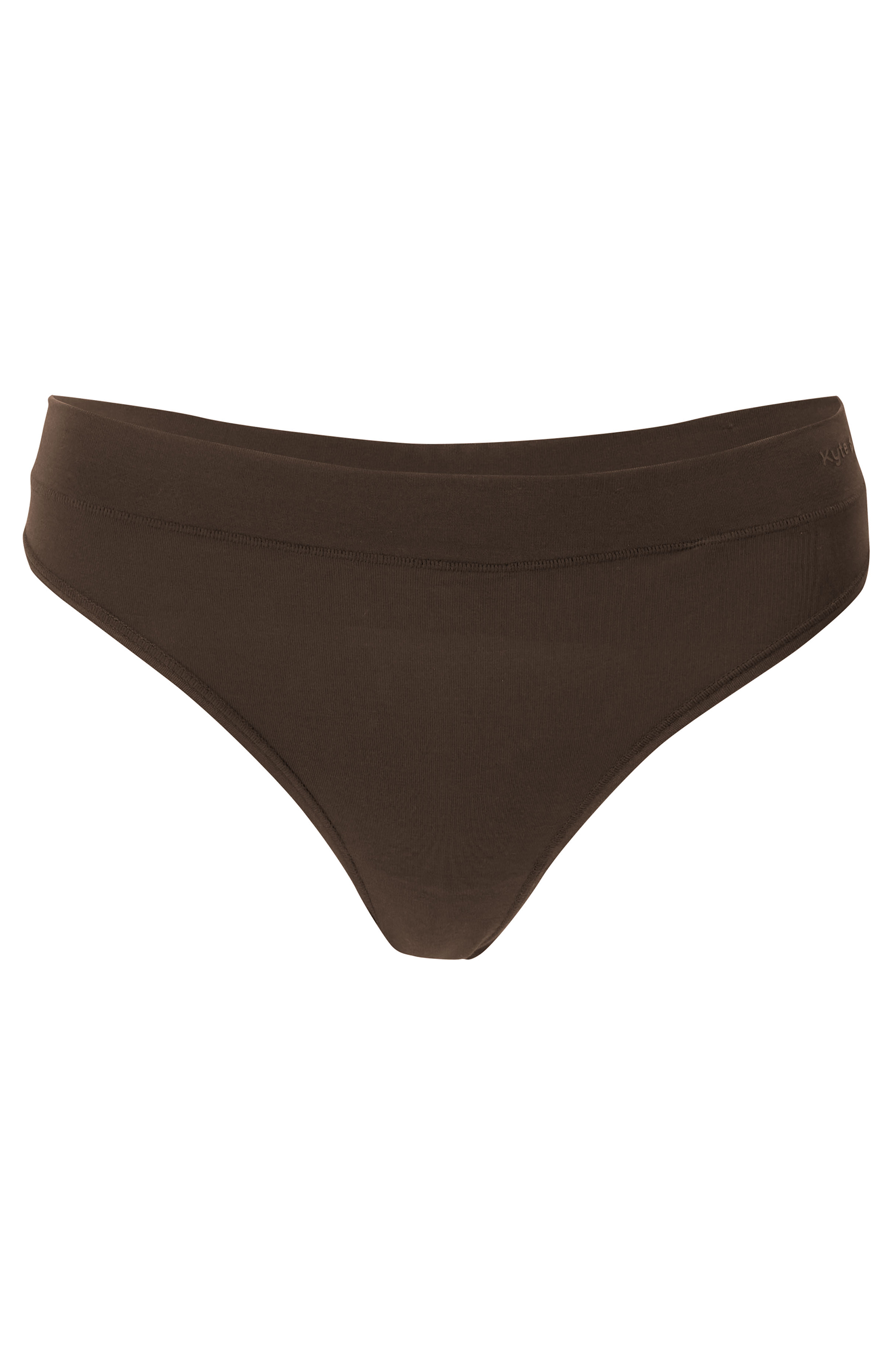 Front view of Women's Thong in Toffee