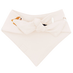 Back of the dog bandana showing adjustable tie