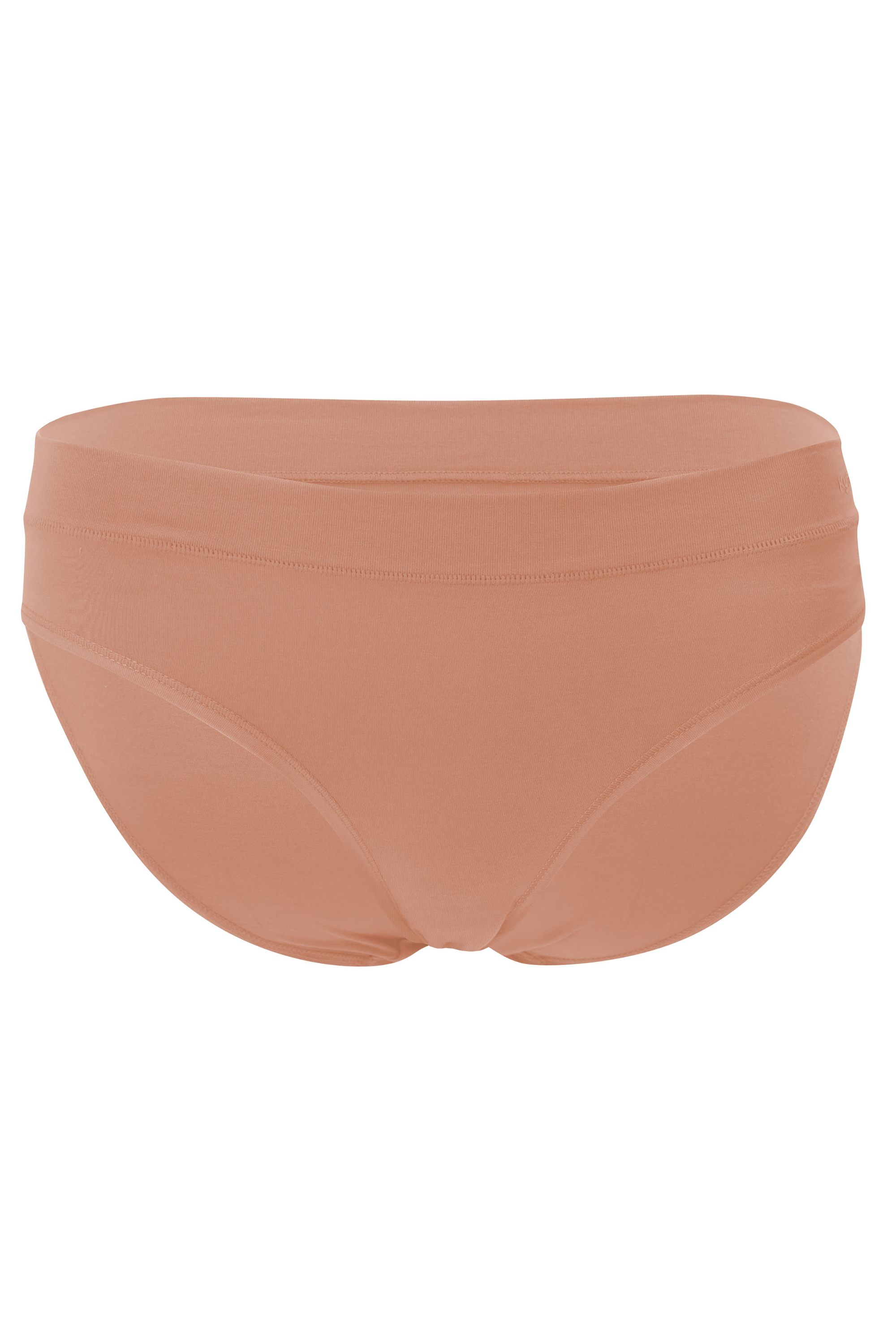 Front view of Women's Midi Brief in Latte