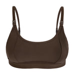  Women's Pumping Bra in Toffee on a white back groun d