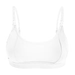 Women's Pumping Bra in Snow on a white background 